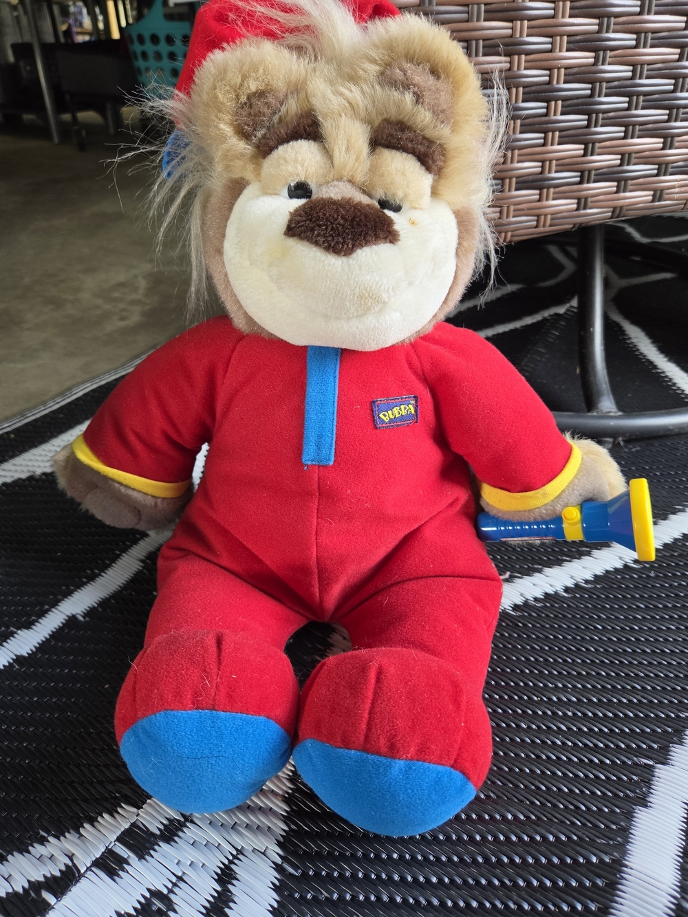 Nighttime Vintage Talking bubba tyco stuffed bear